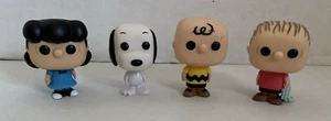 Funko Pop! Peanuts Mini Vinyl Figures Charlie Brown Snoopy Lucy Linus pre-owned - Picture 1 of 4