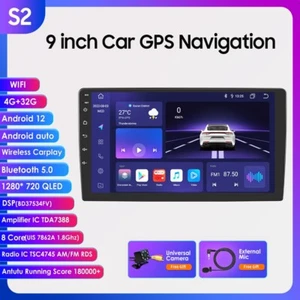 4+32GB Android 12.0 Carplay DSP Auto Autoradio FM Radio GPS Navi Player + Kamera - Bild 1 von 8