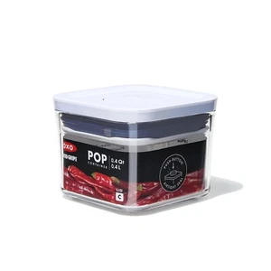 OXO - POP CONTAINER GOOD GRIPS CONTENITORE ERMETICO QUADRATO TRASPARENTE - Foto 1 di 16