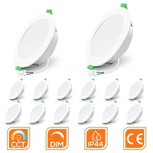 Foco empotrable LED de 6 unidades regulable panel plano spot lámpara de techo foco - Imagen 1 de 24