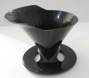 Melitta Brewing Cone Pour-Over Coffee Brewer 2 Cup Size Black with Box, Used - Picture 1 of 3