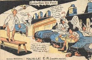 Fantaisie Militaire - Scène Militaire - Halte-là - Extinction des feux - Imagen 1 de 2