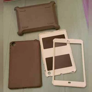 iPad mini 1/2/3 Otterbox hard shell case silcone screen protector stand SET gray - Picture 1 of 5