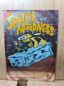 Ren & Stimpy🏆1993 Topps Prismatic Stickers #2 Trading Card 🏆 FREE POST - Picture 1 of 2