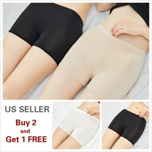 Women Stretch Safety Under Shorts Seamless Leggings Pants Skirt Dress - Picture 1 of 5