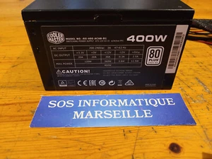 Bloc Alimentation COOLER MASTER 400 W RS-400-ACAB-B1 80 PLUS ATX 12V V2.31 - Photo 1/9