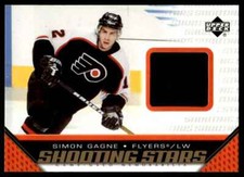 2005-06 Upper Deck Shooting Stars Simon Gagne Philadelphia Flyers #S-SG R32