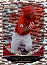 2013 (CARDINALS) Bowman Draft Draft Picks Silver Ice #BDPP62 Chris Rivera