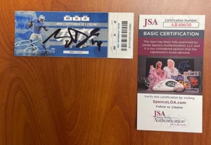 Sam Darnold Signed Autographed NFL Debut Ticket Stub JSA COA Minnesota Vikings - Picture 1 of 2