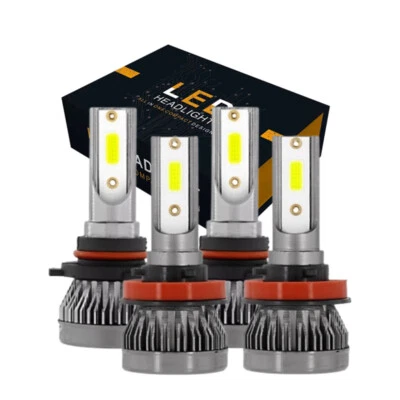 For Chevy Silverado 1500 2007-2015 6000K LED Headlight Kit Bulbs High Low Beam - Image 1 of 4