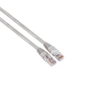 Cable network patch CAT5e RJ45 8p8c M/M UTP Round Grey 5m. HAMA - Zdjęcie 1 z 3