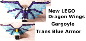 New LEGO Dragon Wings Boney Purple Lightning Power Energy Trans Blue Armor Match - Picture 1 of 1