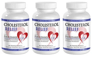 Complejo suplemento reductor de colesterol con esteroles vegetales de policosanol (3 botellas) - Imagen 1 de 2