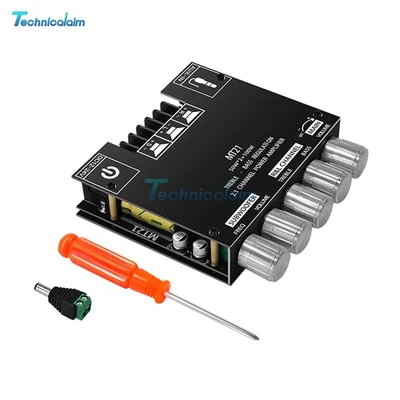 ZK-MT21 Modulo Amplificatore Audio Bluetooth Hi-Fi 2.1 Canali Subwoofer 100W+50W+50W - Immagine 1 di 4