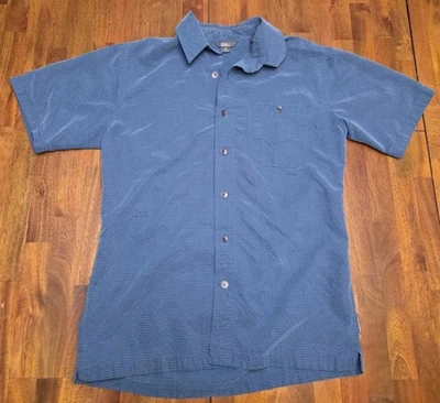 Royal Robbins Men's Desert Pucker Short Sleeve Button Up Contemporary Fit Medium - Image 1 of 4