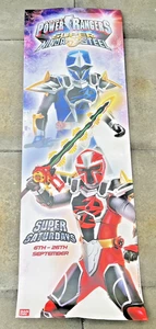 Power Rangers CINEMA BANNER SUPER NINJA STEEL Poster 152X50CM ORIGINAL UK - Imagen 1 de 7