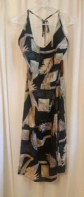 NWT Harley Davidson By Tory Richard Sz L Black/Hawaiian Motorcycle Print Dress - Image 1 of 4