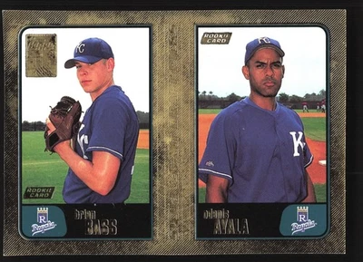 Brian Bass / Odanis Ayala Kansas City Royals 2001 Topps Gold #747 SN /2001 - Image 1 of 2