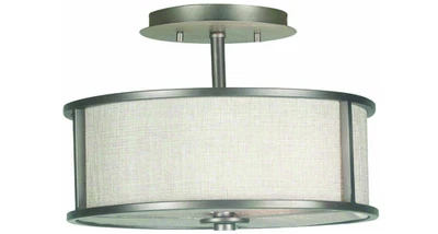 Kenroy Home 91582BZG Whistler 2 Light Semi Flush Bronze Gilt Finish Open Box New - Image 1 of 4