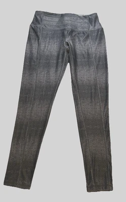 MIRACLESUIT Performance Women’s Medium Tummy Control Ankle Leggings Black Gray - Image 1 of 4