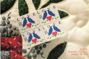 #2440 Ersttag Zeremonie Programm 25c Liebesstempel - Bild 1 von 3