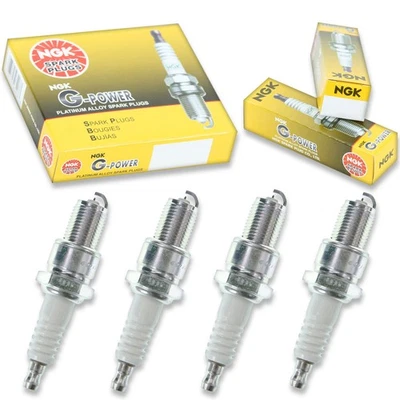 4 pcs NGK G-Power Spark Plugs for 1971-1973 Plymouth Cricket 1.5L L4 1.5L - ul - Image 1 of 4