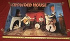 ORIGINAL Crowded House Debut Album Authentic Cassette/record Promo Poster 1986