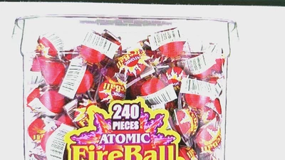  Caramelo de canela Atomic Fireball 1 lb 2 lb 3 lb embalaje  Foto 1 de 3