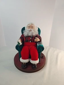AVON 1999 Christmas Santa Read Me a Story SANTA FIGURE ONLY - TESTED WORKS - Picture 1 of 5