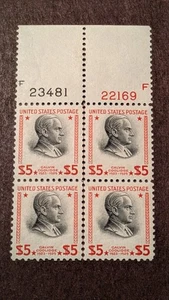 U.S. Briefmarke #834 sehr schön postfrisch Plattenblock 4. Eine Schönheit! - Bild 1 von 2