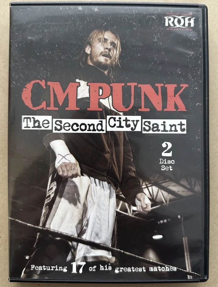 CM Punk Second City Saint DVD Ring of Honor Wrestling ROH AEW PWG NJPW WWE  - Image 1 of 4