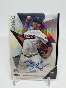 2015 Topps Finest Trevor May RC rifrattore AUTO (E673) - Foto 1 di 3