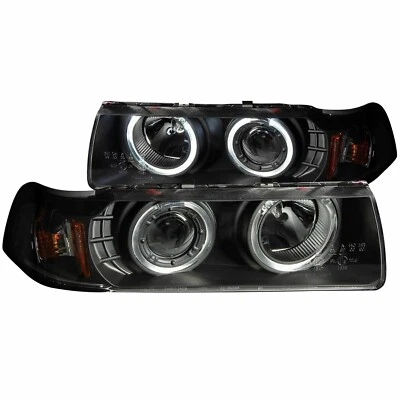 Faros halo proyector ANZO 121325 para 92-98 BMW Serie 3 (E36) 4 puertas Foto 1 de 4