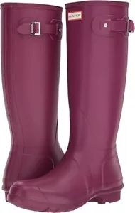 Hunter Boots Women's Original Matta Rain Boots - Violet - Picture 1 of 3