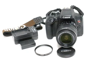 Canon Rebel T6i DSLR Digital Camera with 18-55mm IS II Lens & UV filter - Picture 1 of 11