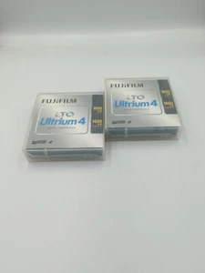 2 Fujifilm LTO4 Ultrium 1.6TB RW Data Cartridge | Model C7974A | - Picture 1 of 4