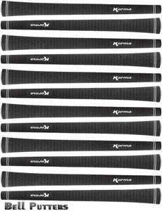Twelve (12) Karma Velvet Standard Black Golf Grips-Mens/Men's Grip-48 grams - Picture 1 of 2