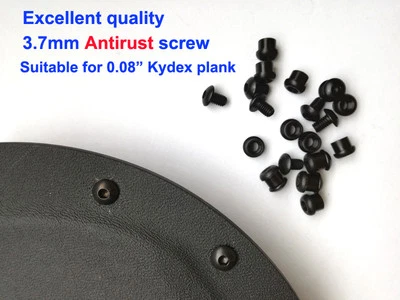 3.7mm Stainless steel Chicago screw for 2.0mm ( 0.08") Kydex Holster rivets 6mm - Image 1 of 4