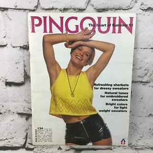 Vintage Pingouin The Heart Of Summer 1991 Knit Pattern Book Catalogue - Picture 1 of 4