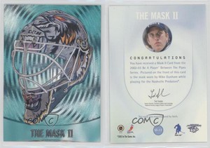 2002-03 ITG Be A Player Between the Pipes The Mask II Mike Dunham #M-17