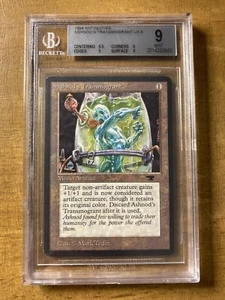 MTG ✨ASHNOD’S TRANSMOGRANT ✨Antiquities BGS 9.0 MINT 1994 Quad 9’s+ M. Tedin Art - Picture 1 of 2