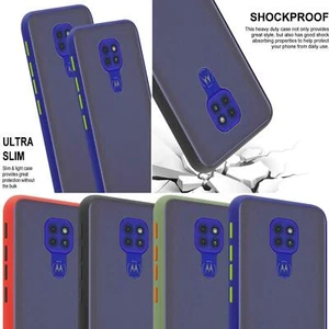 Für Motorola E7 G9 Power Plus Play Stoßfeste Hülle Klar Cover + HD Displayschutz - Picture 1 of 16