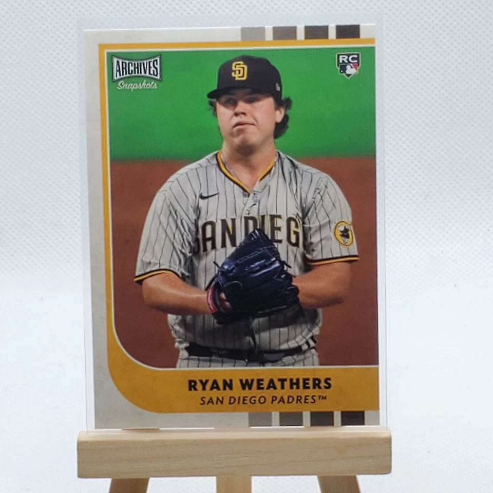 2021 Topps Archives Snapshots Ryan Weathers #45 Rookie Padres - Image 1 of 1