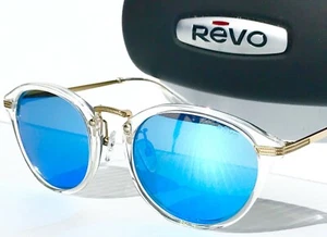 NEW* Revo QUINN Clear Crystal Shiny POLARIZED Blue Water Sunglass 1135 09 H2O - Bild 1 von 12