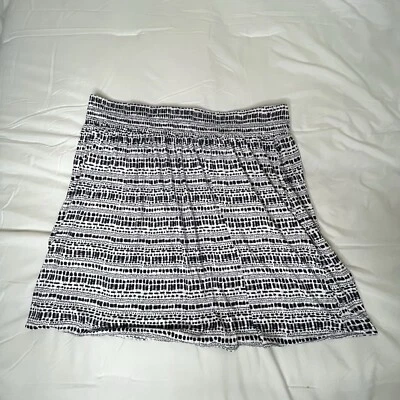 Falda Lane Bryant Talla 22 24 2X Elastizada Corta Informal Playa Pull On Verano Comodidad Foto 1 de 4