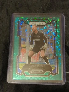 2023/24 EPL Panini Prizm Jason Steele RC Green Disco Breakaway 5/5 RC - Bild 1 von 2