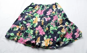 Old Navy Girls Tiered Floral Design Midi Skirt AP2 Navy Floral Small NWT - Picture 1 of 3