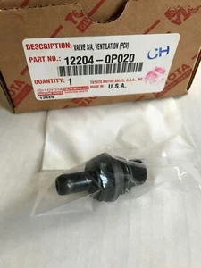 Genuine Toyota PCV Valve 12204-0P020 FITS MANY MODELS ***SEE LIST*** - Picture 1 of 1