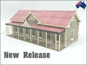HO Scale Australian Model Railway Buildings HISTORIC MANNAHILL RAILWAY STATION - Picture 1 of 6