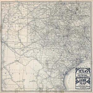1910 Map of Texas and Oklahoma Railways - Picture 1 of 5